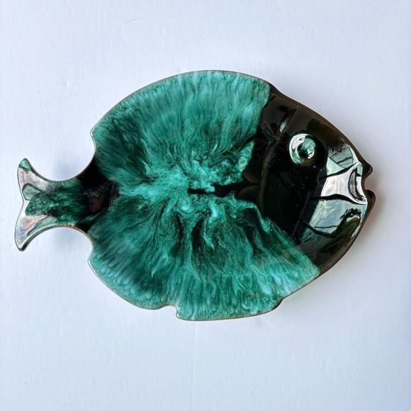 Blue Mountain Pottery Fish Plate Trinket Dish - Picture 2 of 7